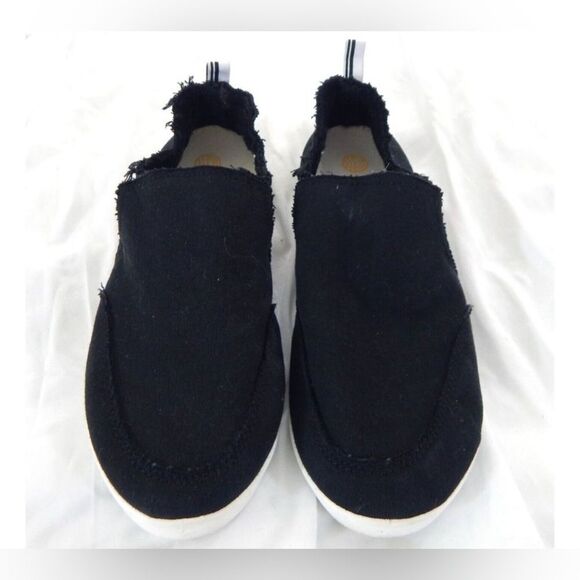 Vionic Beach Malibu Sea Foam Slip On Canvas 6.5 Black - Picture 2 of 9